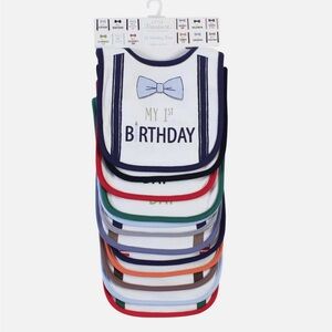 NWT My First Holidays “Bow Tie” Bib Set